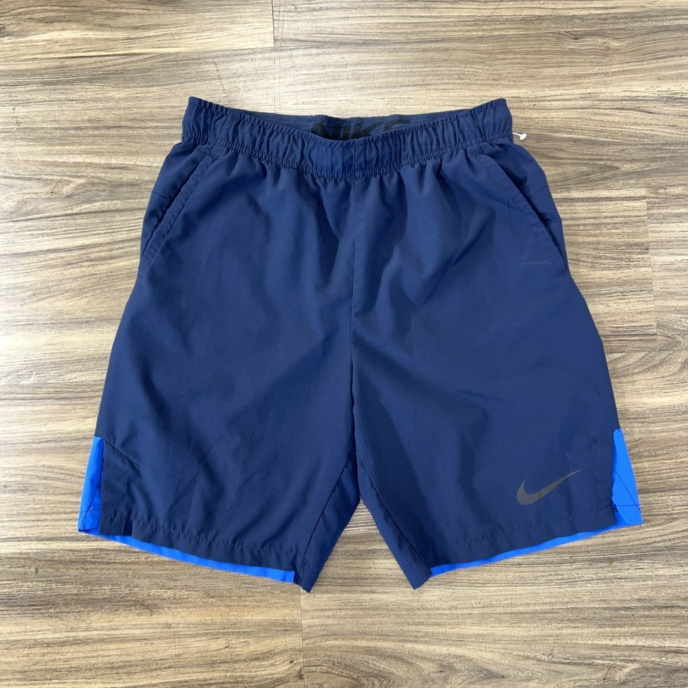 Nike Dri-FIT Training Shorts Men's Size Small Blue Active Lightweight